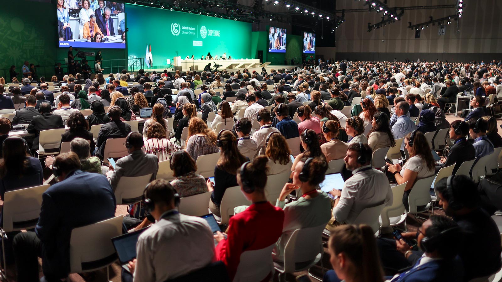 Full crowd at COP28 event