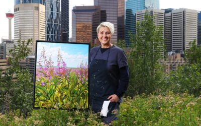 A bigger picture: Artist Shannon Carla King paints Canadian reclamation sites